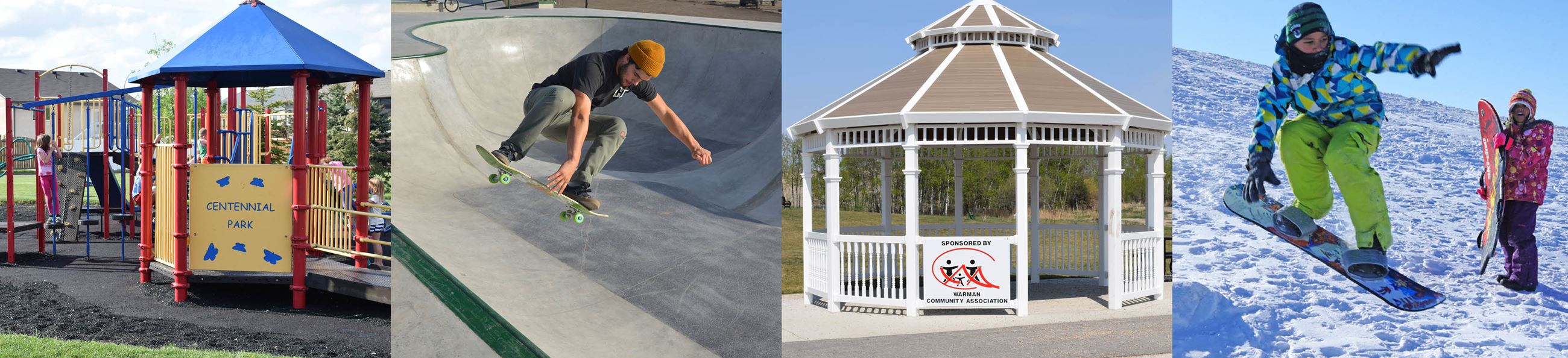 Facilities, parks  playgrounds banner - PLAIN