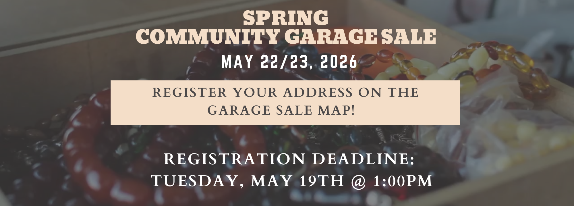 2026 Spring garage sale 